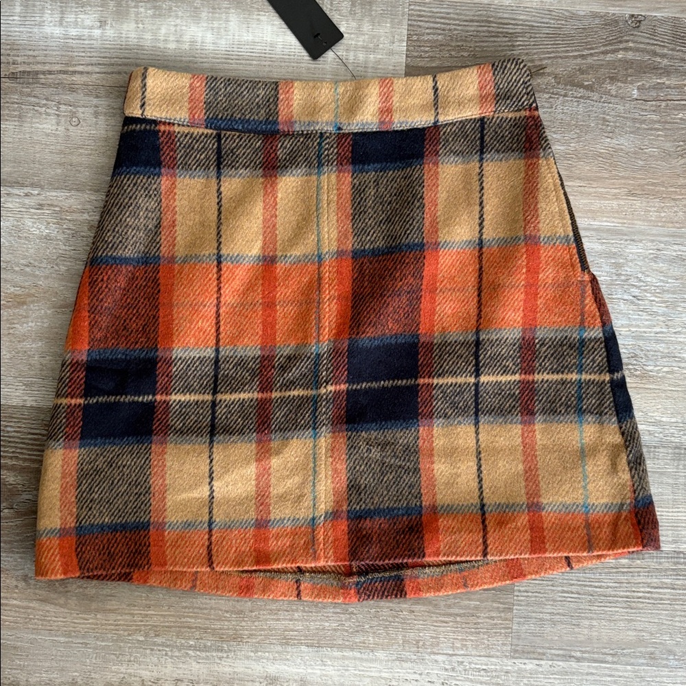 Lulus Plaid Skirt
